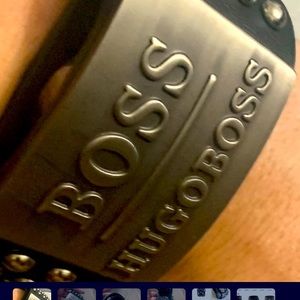 Excellent condition cuff watch leather Hugo Boss